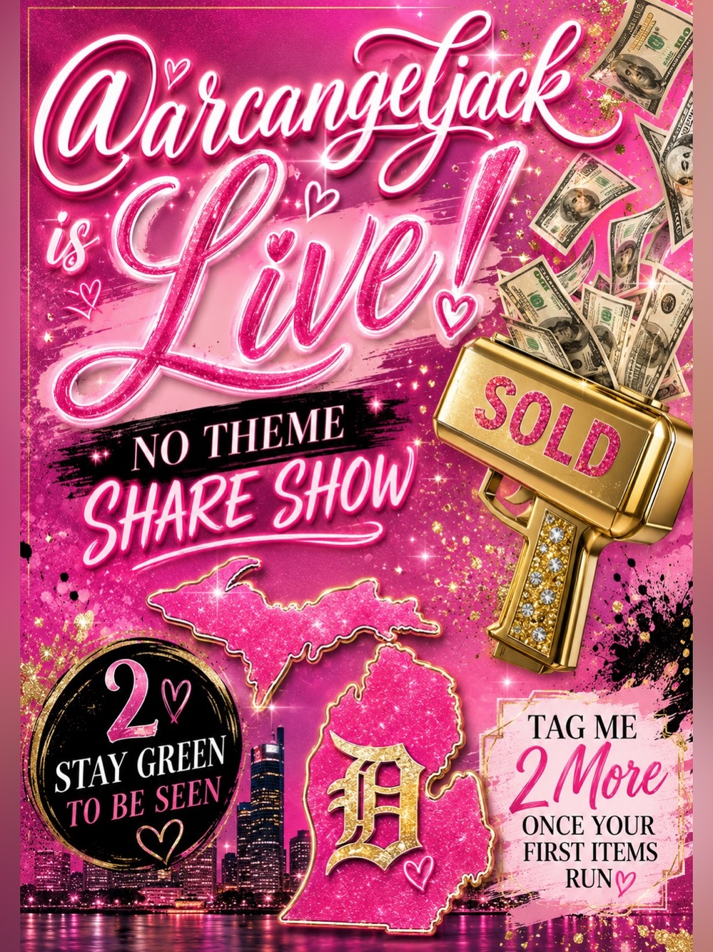 🚨I’m live! Come shop with me and share your items too! 🛍️🤩